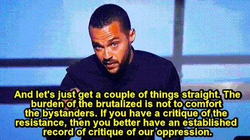 thugilly:  Just some of the highlights from Jesse’s acceptance speech. Watch the full thing here!   