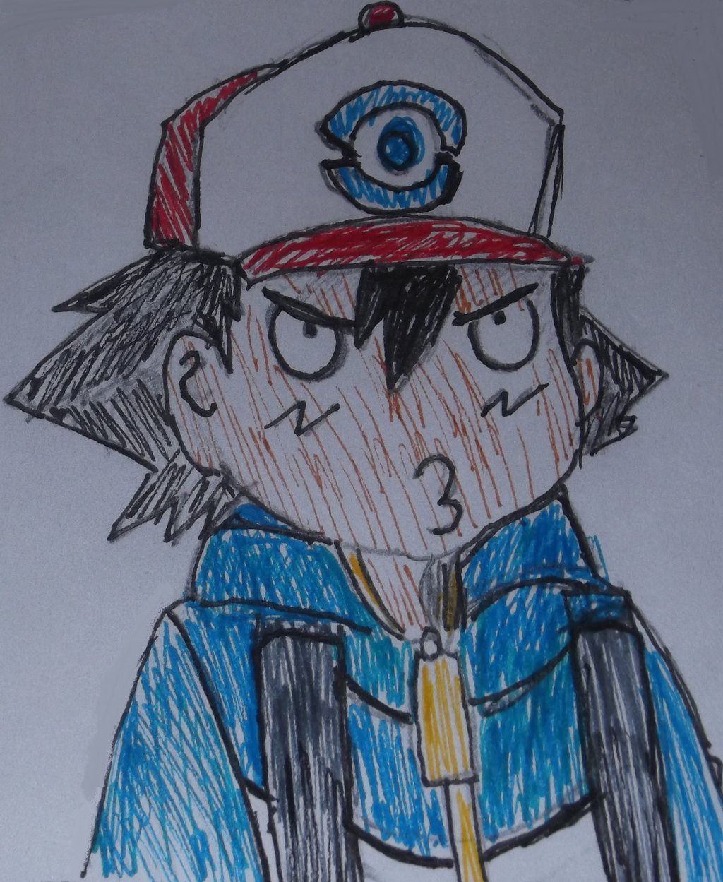 frances048:  Ash’s duck face by Fran48  