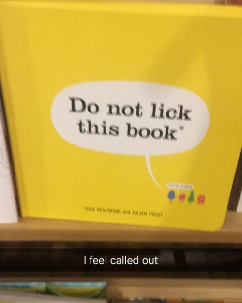 I feel personally attacked #lickit #lickthisbook #donotlickthisbook #books #childrensbooks