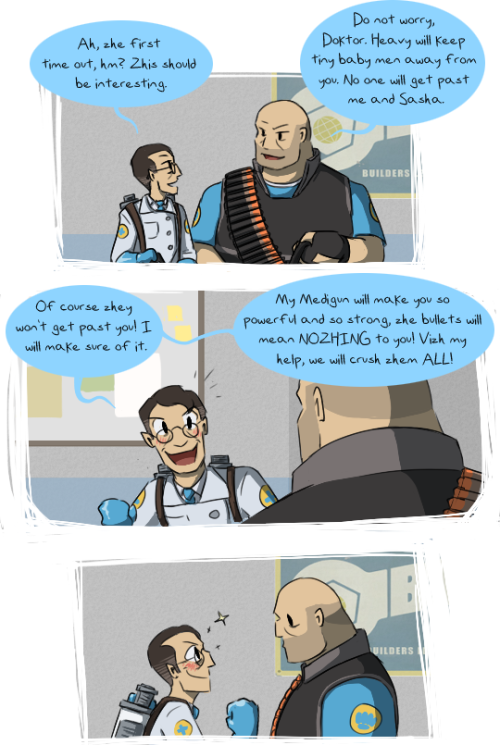 Can You Draw Heavy KISSING Medic In Front The Whole Team