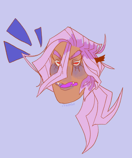 I Drew K'Uea Again And This Time I Was Like, What The Fuck, Might As Well Have Some Weird Ass Colors