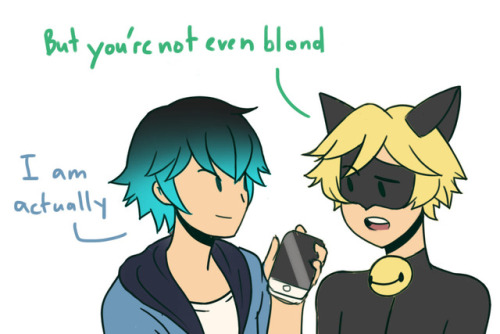 yiprincessart:  This is my new headcanon untill I’m proven wrong- :’) Juleka’s a possible blonde too in my book-