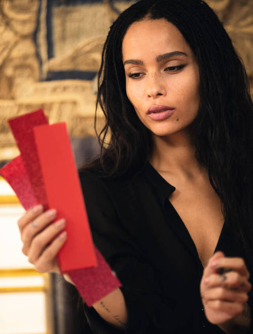 bombshellmanual:Zoë Kravitz for YSL Beauty’s Rouge Pur Couture YSL X Zoë Kravitz