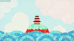 kazuunari:  The history of Enoshima Island  Long ago, a five-headed dragon lived