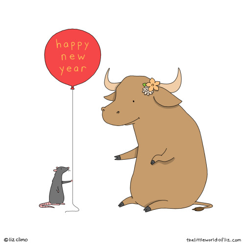 lizclimo:happy lunar new year! wishing you health, happiness & prosperity 