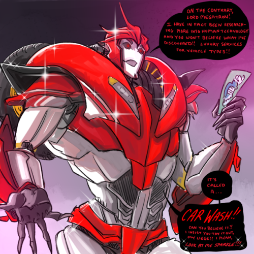 nekkyousagi: Beauty’s luster is the greatest weapon of war! Transformers Prime - Digital sketc