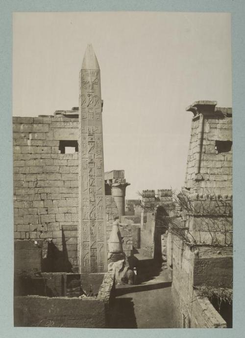 A few items from the New York Public Library, Collection of photographs of Egypt and Nubia.Louxor : 