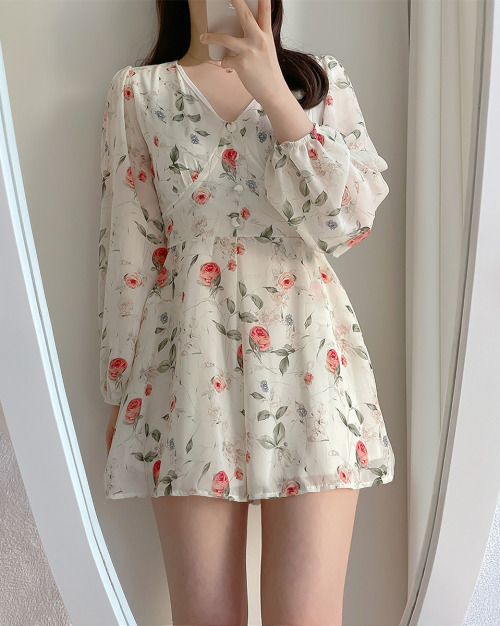 Uni Floral Wrap Jumpsuit Dress