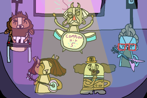 #Psychonauts2 #Psychonauts #Spoilers Music room with Compton Hit 5 (Compton + Goats Puppets)!スー