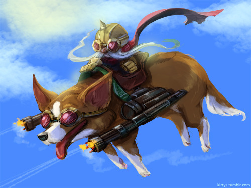 leagueofarts:  League of Legends A-Z, The best fan arts of each champion!  CORKI  “I’m up to snuff, and gots me an ace machine!” <—- Listen! Corki and sona in piltover by chanseven Clucking Corki by Artsed Corki Annie by 國光 My