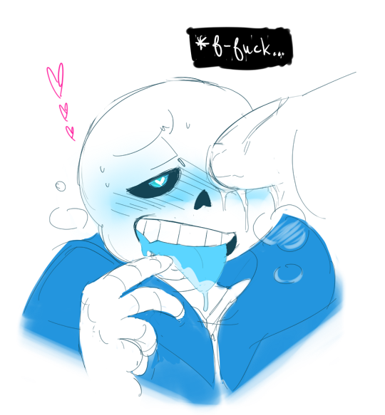 Rule 34 2010s 2018 Animated Skeleton Blue Blush Blue Eyes Blue Hoodie Blue Jacket Blue Tongue