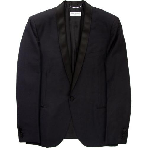 SAINT LAURENT SS13 SHAWL COLLAR TUXEDO JACKET