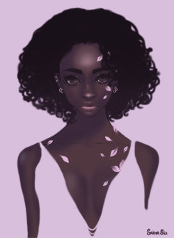 fyblackwomenart:  sakura  by Saina6 