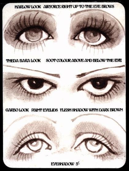 dreamy-pantsless-glee:  gothiccharmschool:  Biba Cosmetics advertising fascinates