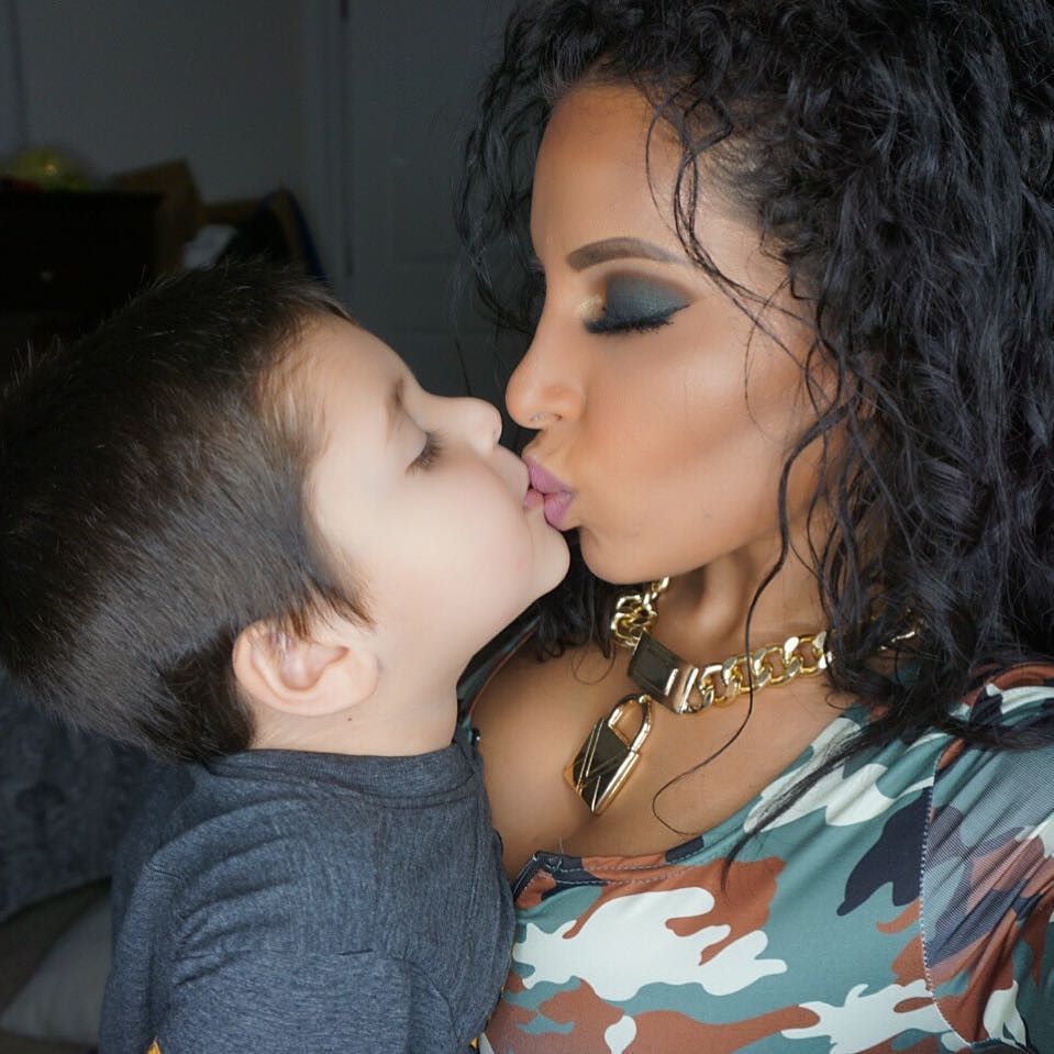 Kisses for mommy 😘❤️ #love #kisses #cute #Aidenblaise #happy #love #myboys