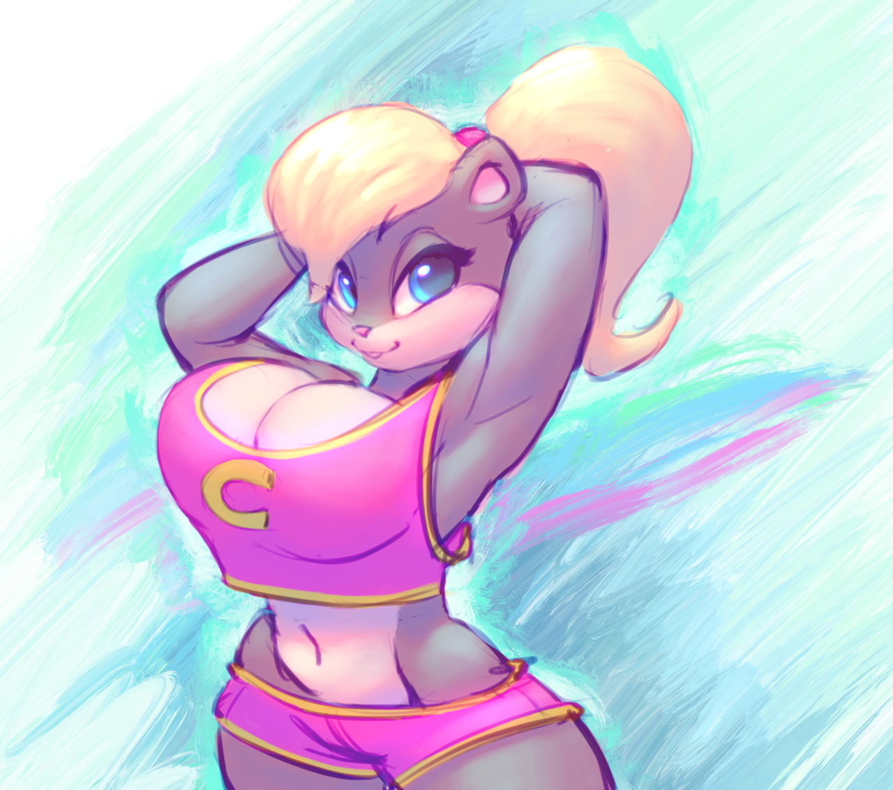 nitrodraws:  Come back Berri, there’s more aerobics to be done