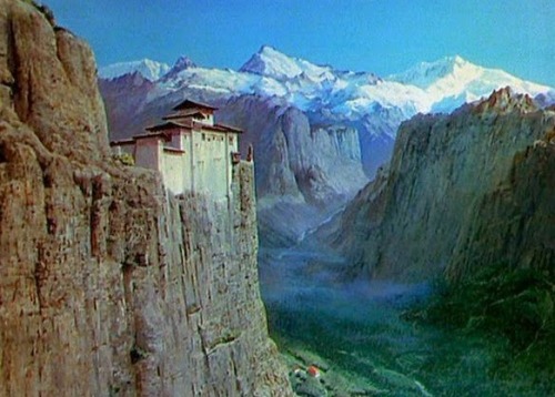 don56:“Black Narcissus” set design and matte paintings