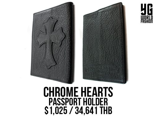 At the airport, GD was holding Chrome Hearts Passport Holding. It’s cost $1,025.Photo Source :