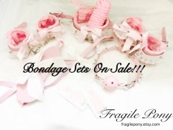 fragilepony:  Bondage sets are on Sale at