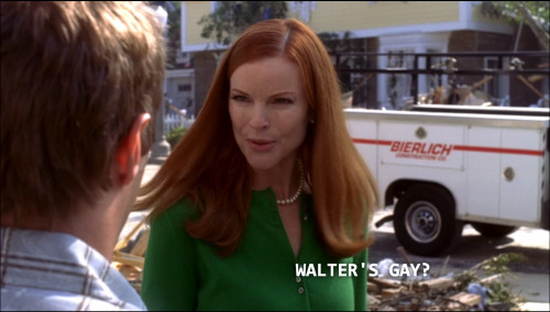 hormonesandhoney:  The only man on Wisteria Lane who saw through these women.  