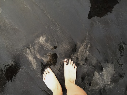 teafume:  Volcanic black sand beach in Amed, adult photos