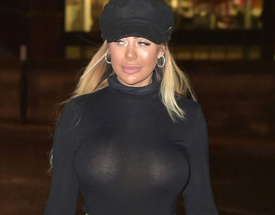 XXX Glamour Babe Chloe Ferry See Through And photo