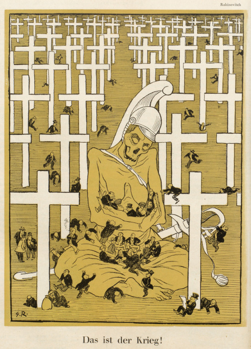 Gregor Rabinovitch (1884-1958), ‘Das ist der Krieg!’ (That’s the War!), “Nebelspal