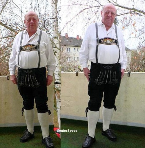 seniorspace: Bavarian Costume/Lederhosen Collection Da sind ein Haufen geiler Geschmackträger d