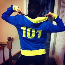 insanelygaming:  I’m officially a Vault 101 dweller!  Instagram @malmarie   I&rsquo;m sure my girlfriend would want one.