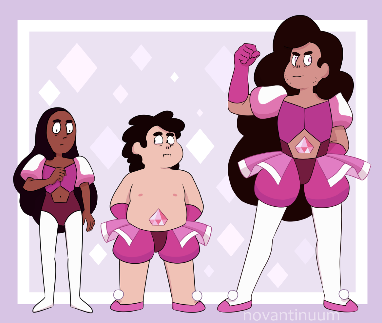 one triforce short of a happy meal — AU in which Stevonnie gets trapped on  Homeworld...