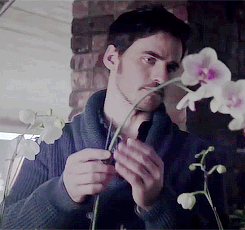 captainswansource:  Colin + Flowers :) 