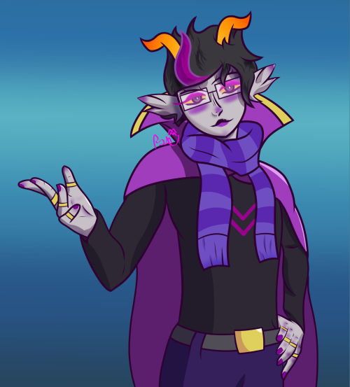 Thanks To A Certain Someone Inspiring Me In My Asks, Ive Done It! Ive Drawn An Eridan! Yknow Honestly