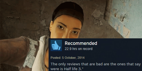 perenmoes-deactivated20221107: Half life 2 + Helpful Customer Reviews