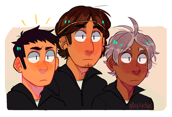 moeskine:  asadaisuga | his mole is a heart