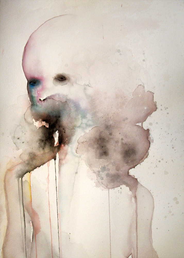 bloodstainedvibrator:  selections from the watercolor series I don’t want your