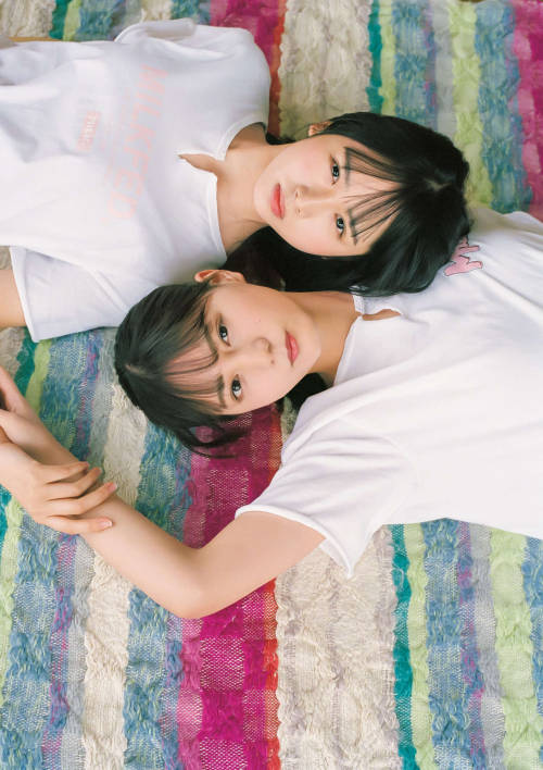 sakamichiclips: 小坂菜緒 + 上村ひなの × 週刊ヤングジャンプ 2020 No.12