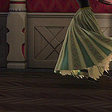 andalasiaa:  Appreciation Post: The skirt of Anna’s ball dress 