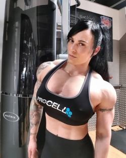 skeezix44:Gorgeous Rock Solid SheMuscle.