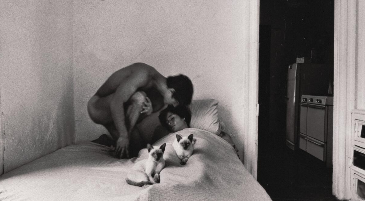 last-picture-show:  Duane Michals, Danny and Ernestine with Cats, 1968 