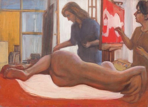 Jadviga Živlinska (Latvian, 1918-2010). Nude, 1930s.