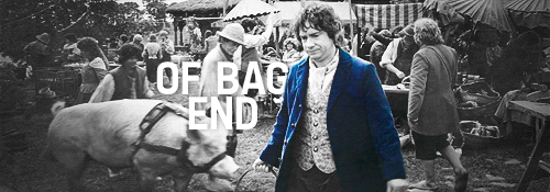 bllbo:         I can’t just go running off into the blue! I am a Baggins, of Bag End.        
