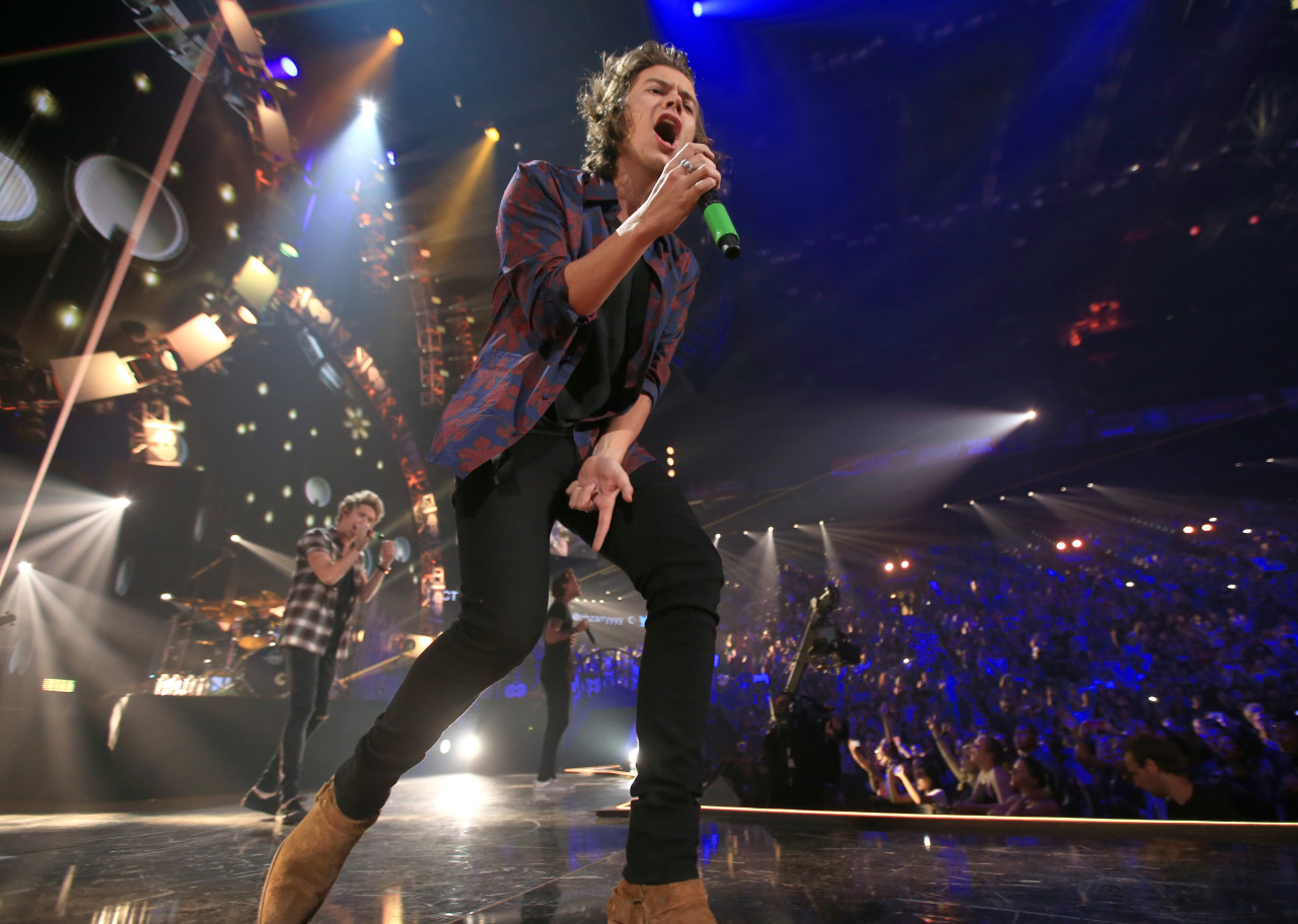 direct-news:  HQ’s - One Direction performs onstage during the 2014 iHeartRadio