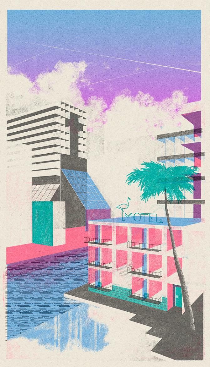 exhibition-ism:  Great illustrations from Amsterdam-based artist Leonie Bos, check