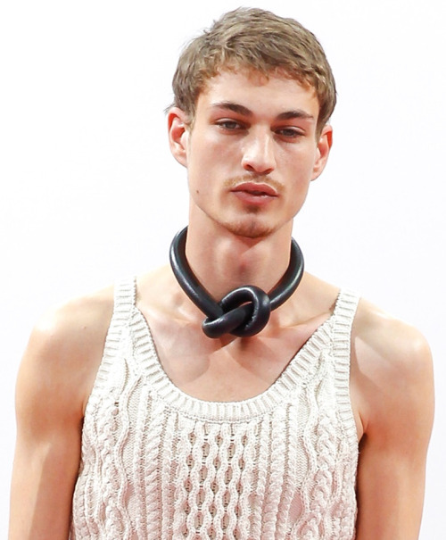 incrovable:Johannes Linder at J.w. Anderson ss 2015