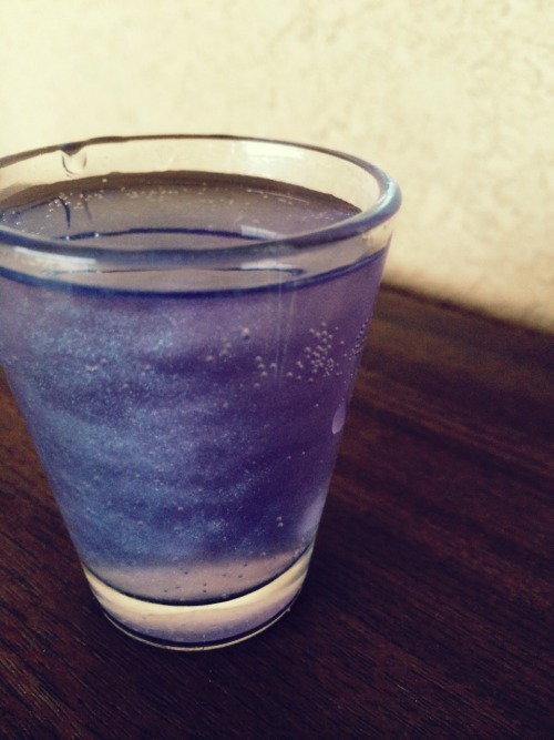 coacalin:  coacalin:  This vodka looks like a fucking galaxy bye.  VINIQ SHIMMERY LIQUEUR. Please stop asking me. 