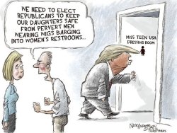 cartoonpolitics:    (cartoon by Nick Anderson)   