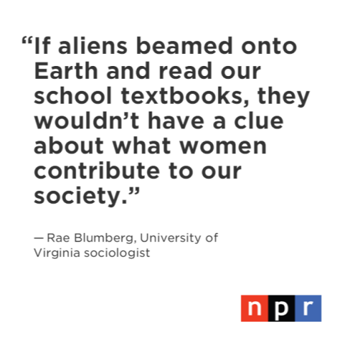 nprbooks:Blumberg has spent years looking at textbooks from all overthe world. In almost every count