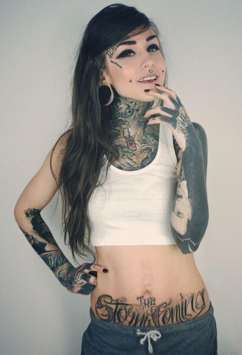 Tattoo inked girls