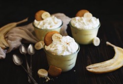 sweetoothgirl:  Low-Carb Banana Pudding 