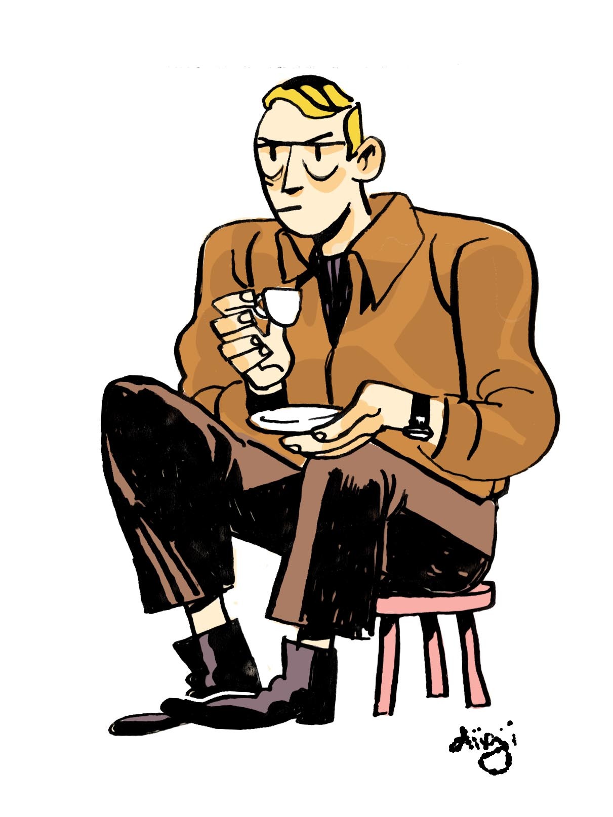 toucanparty:  The Man from U.N.C.L.E. Drawings and I’m sorry  part 1/? 